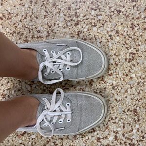 VANS Sparkle/Glitter Silver Shoes MAKE ME AN OFFER